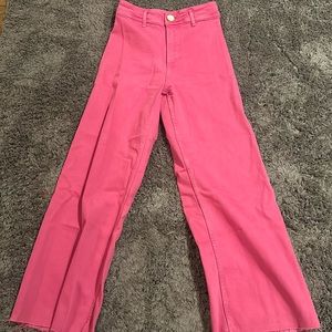 pink high rise zara jeans size 4